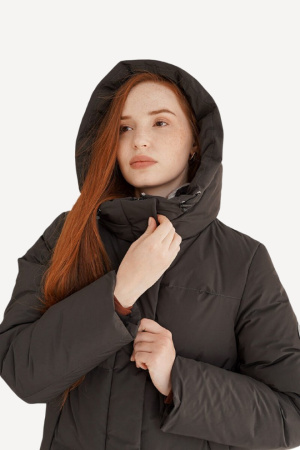 Пальто пуховое Сортавала Nordic Goose (Женский; 46; Графит без*Меха)